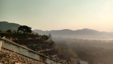 Natural scenery in the morningの写真素材