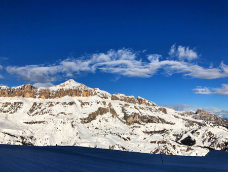 Winter in the swiss alps (Braunwald, Glarus, Switzerland)