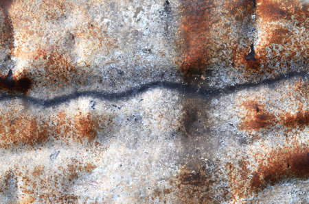 Rusty galvanized sheet texture. Abstract background and texture for design.