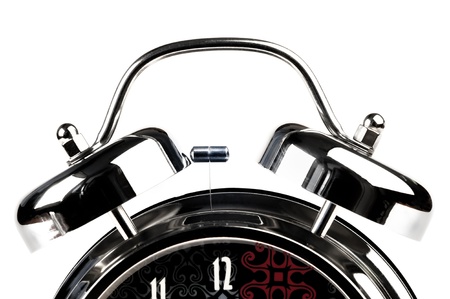 Hours - it is large, separately on a white backgroundの写真素材