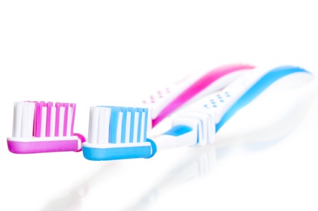 two toothbrushes 