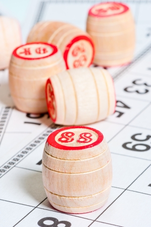 beautiful macro shot bingo gamesの写真素材