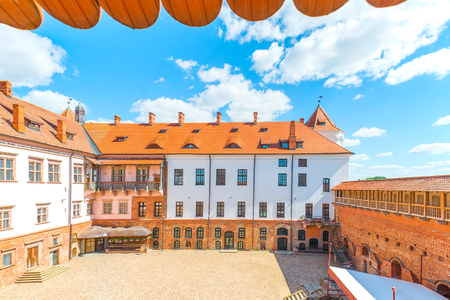 Mir Castle - fortification and residence in the urban village World Korelichi district of the Grodno region. Architectural, declared a UNESCO World Heritage Site (2000). Up to 1568 hosts were Ilyinich, then - Radziwill (up to 1828), Wittgenstein (up to 18のeditorial素材