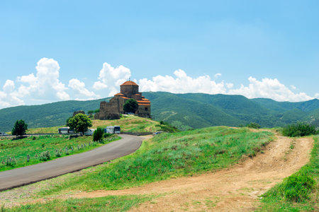 Ancient Jvari Monastery in Mtskheta, Georgia