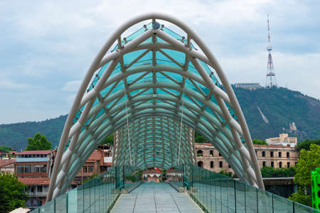 Modern building in the center of Tbilisi