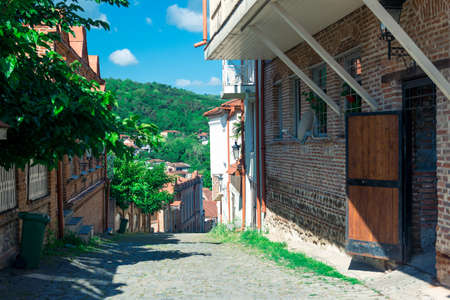 The alleys of the old town. old Signakhi Kakheti, Georgia.
