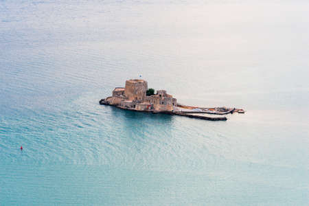 Bourtzi fortress in Greece, Nafplionのeditorial素材