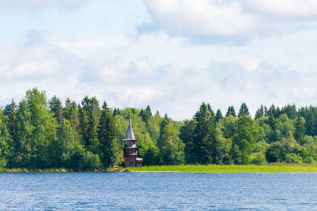 Church of the Transfiguration on Kizhi Island. The architectural ensemble of Kizhi Pogost. Russiaの写真素材
