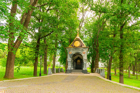 Znamenskaya chapel in the Valaam monastery, Russiaの写真素材