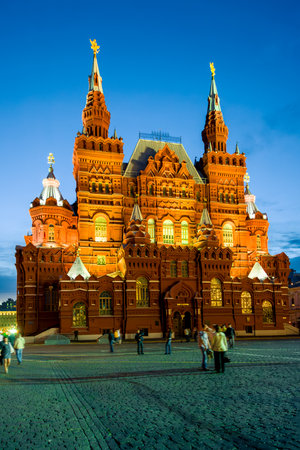The State National Historical Museum of Russia. Moscowの写真素材
