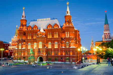 The State National Historical Museum of Russia. Moscowの写真素材