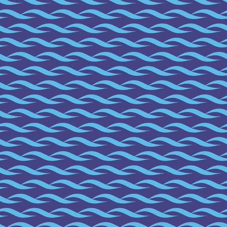 Waves on a blue background. Wallpaper, seamless. Plain. Can be used for packaging, labels, postcards. Abstractのイラスト素材