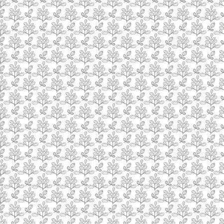 Moringa. Background, wallpaper, seamless. Sketch. Monophonic. Small drawing.の写真素材