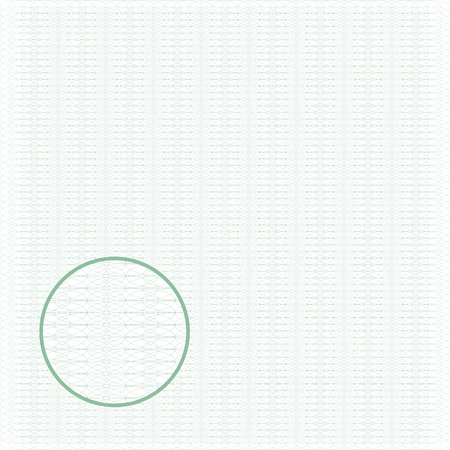 Green background. Patterns. It can be used for diploma, certificate, dedenzhnyh banknotes. Guilloche.のイラスト素材