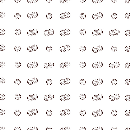 Mustard. Plant. Seed. Background, wallpaper, texture, seamless. Sketch. Monophonic.のイラスト素材