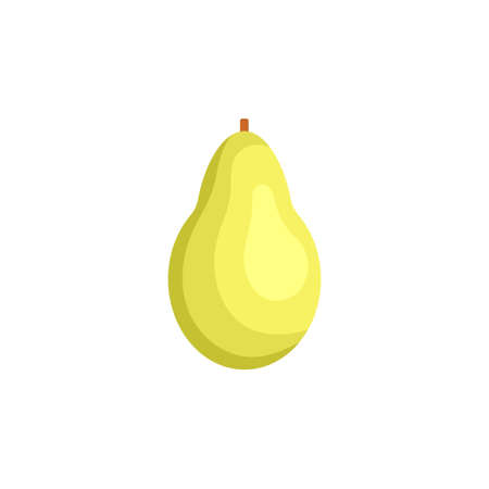 Pear. Juicy fruit Vector illustrationのイラスト素材