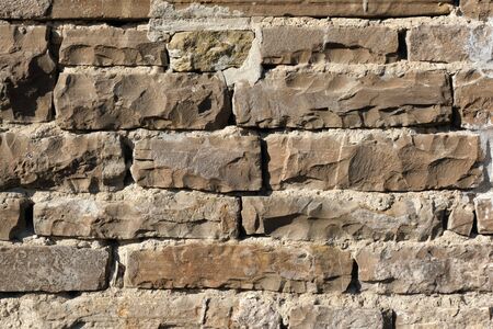 Old Stone Wall Background. The walls of the old wall.の写真素材