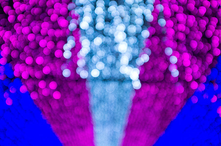 Abstract circular bokeh background of Christmas light.