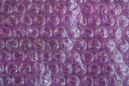 Air Bubble texture, wrap made from plasticの写真素材