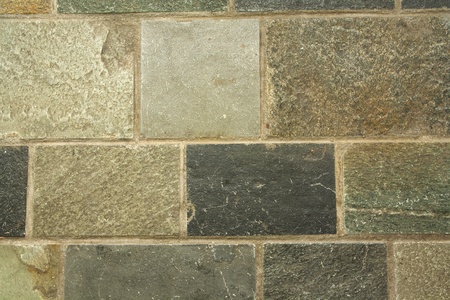 Stone floor colored tilesの写真素材