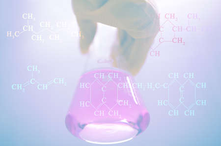 study of the physicochemical properties of oil from a well at a research instituteの写真素材