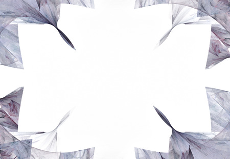 Cosmic geometry. Light phenomena in space. Flash and lightning in the languid air. Deep space. Worlds unknown. The underlying processes in other galaxies.の写真素材