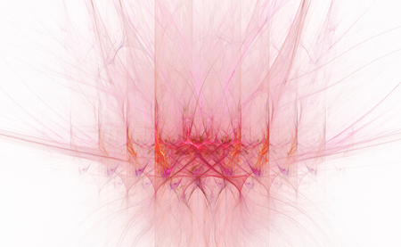 Patterns on white. Stylish color lines on a white background. Geometric, organic forms. A beautiful backdrop for the substrate. For design and installation. For writing of the text and illustrations.の写真素材