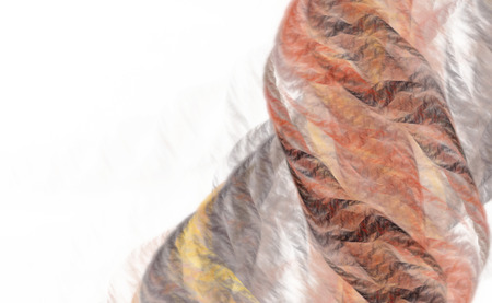 Colored fantasy. Beautiful fractal image of bright colored lines. Illustration of physical processes. Fluctuations in space.の写真素材