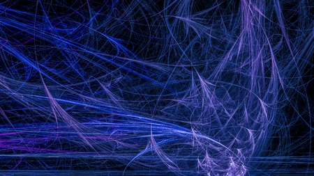 Colored fantasy. Beautiful fractal image of bright colored lines. Illustration of physical processes. Fluctuations in space.の写真素材