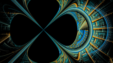 The creative background. Gorgeous background for a site or form. Consists of fantastic shapes and lines. Full-color illustration for your design.の写真素材