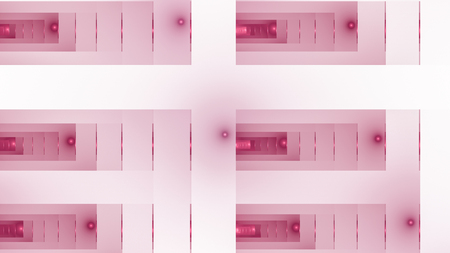Illustration of squares rectangles and linesの写真素材
