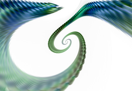 Fantastic spiral. The spiral shape of the bright colors. The spatial structure. Mysterious phenomena in deep space. Swirling rays of light.の写真素材