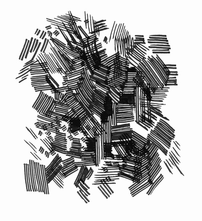 Black and white watercolor abstract backgroundのイラスト素材