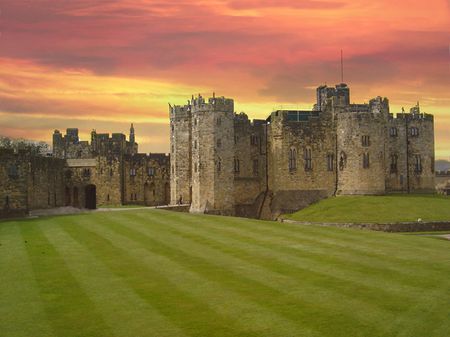 Alnwick Castleの写真素材