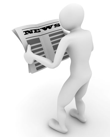 newspaperの写真素材