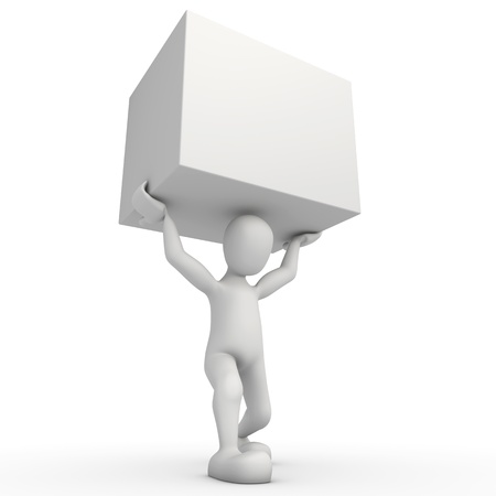 raising boxの写真素材