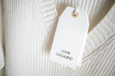 White label knitwear 100 percent organic cotton.の写真素材