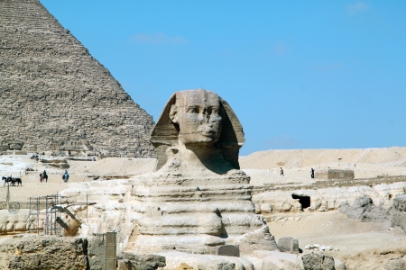 Sphinx in Egypt in Cairoの写真素材