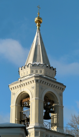 Bell tower of the Orthodox Churchの写真素材