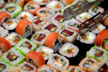 Japanese sushiの写真素材