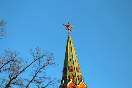 New year holidays in Moscow on red squareの写真素材