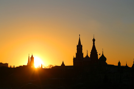 New year holidays in Moscow on red squareの写真素材