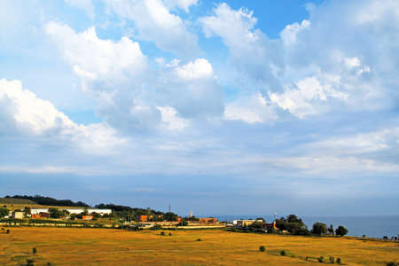Beautiful abstract landscape on the Black Sea