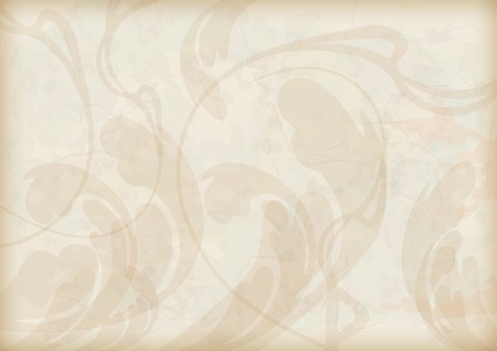 Abstract decorative wallpaper pattern on grunge textured in vintage retro styleのイラスト素材
