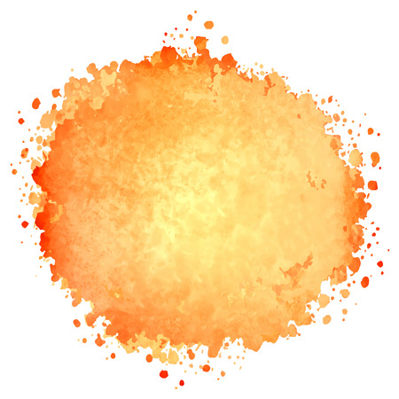 Vector watercolor painted blot. Hand drawing abstract splashのイラスト素材