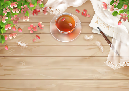 Flat Lay Compositionのイラスト素材