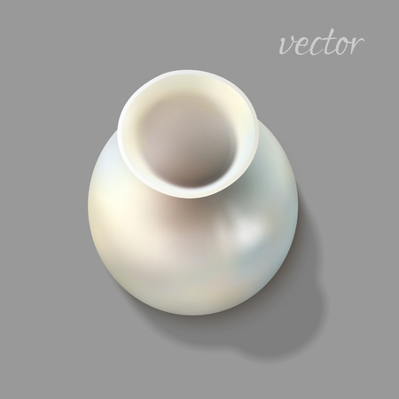 White Vase Vectorのイラスト素材