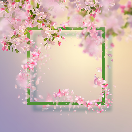 Spring Apple Blossomのイラスト素材