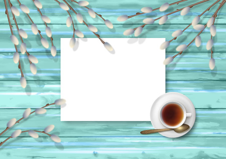 Spring Top View Backgroundのイラスト素材
