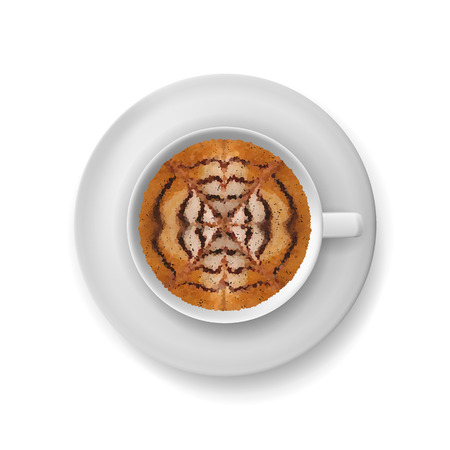 Vector Coffee Cup illustrationのイラスト素材